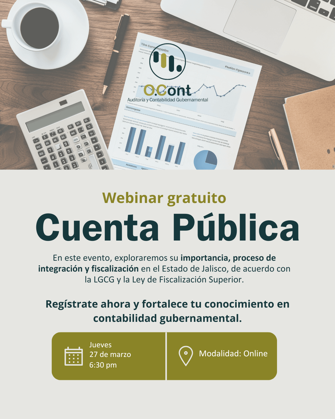 Imagen del webinar: Cuenta pública