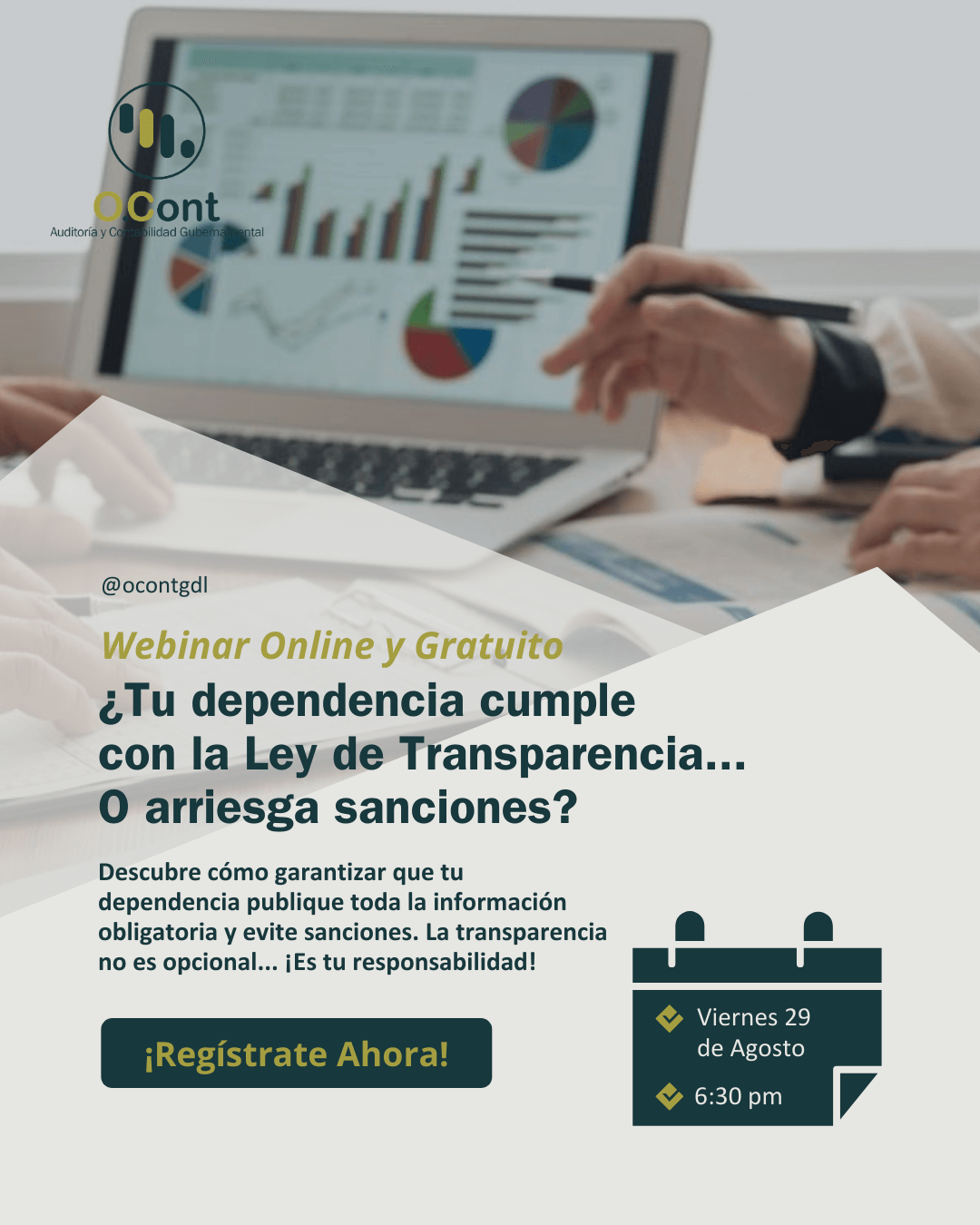 Imagen del webinar: Transparencia