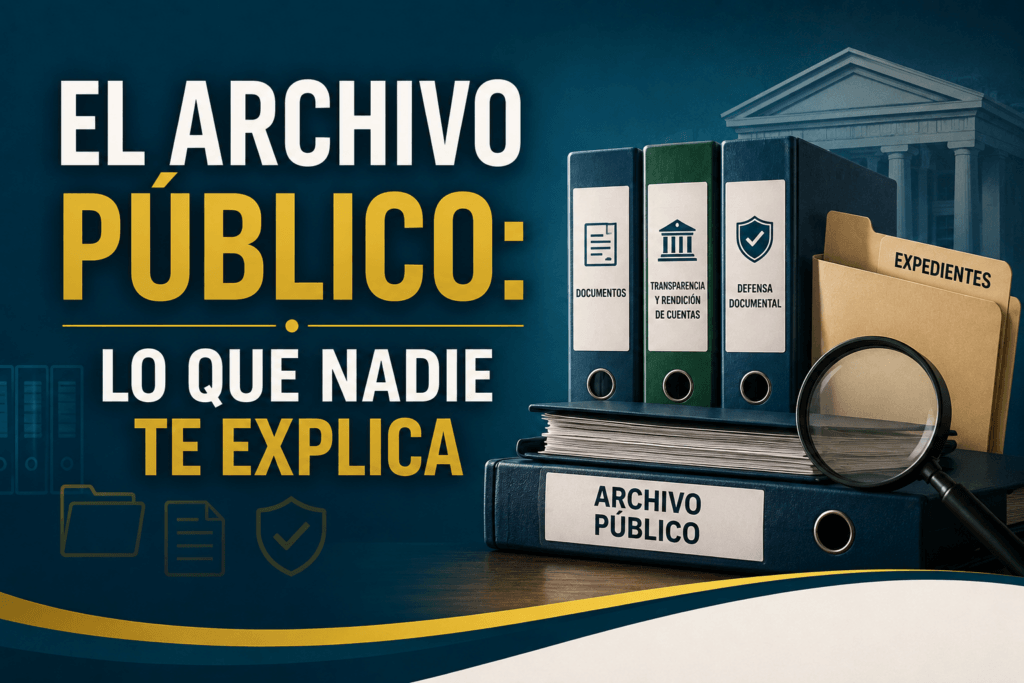 archivo público y defensa documental en instituciones públicas